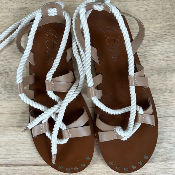 J. Crew Rope Sandals - Picture 1 of 2